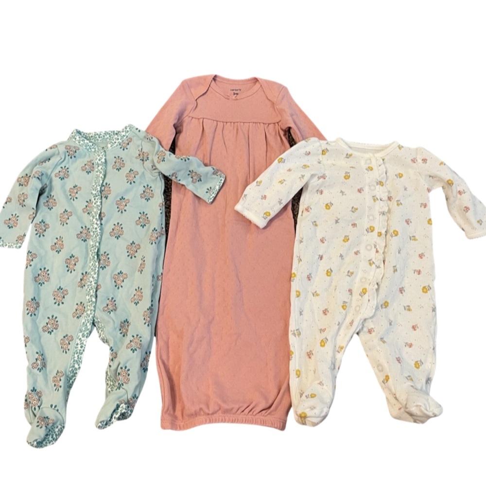 Bundle of 3 pieces girls onesies 3 months
